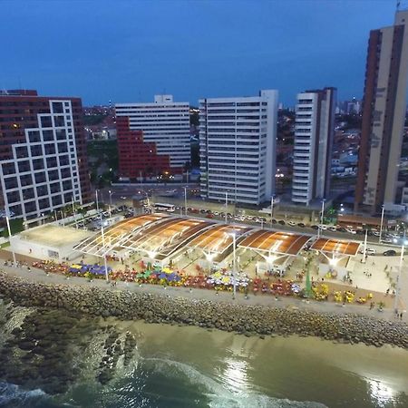 Flat Luxuoso Alto Padrao Frente Mar Com 2 Suites No Iate Plaza Fortaleza  Esterno foto