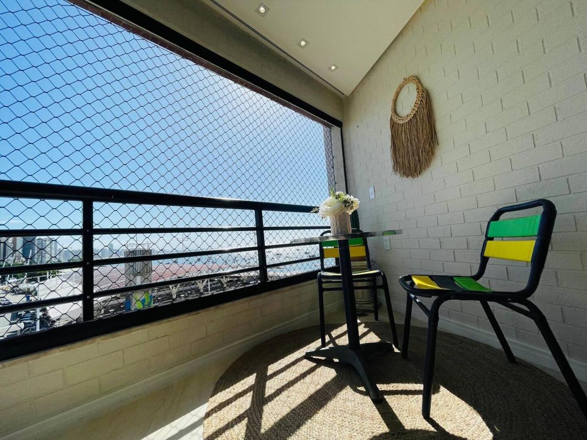 Flat Luxuoso Alto Padrao Frente Mar Com 2 Suites No Iate Plaza Fortaleza  Esterno foto