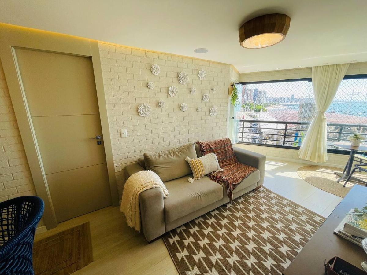 Flat Luxuoso Alto Padrao Frente Mar Com 2 Suites No Iate Plaza Fortaleza  Esterno foto