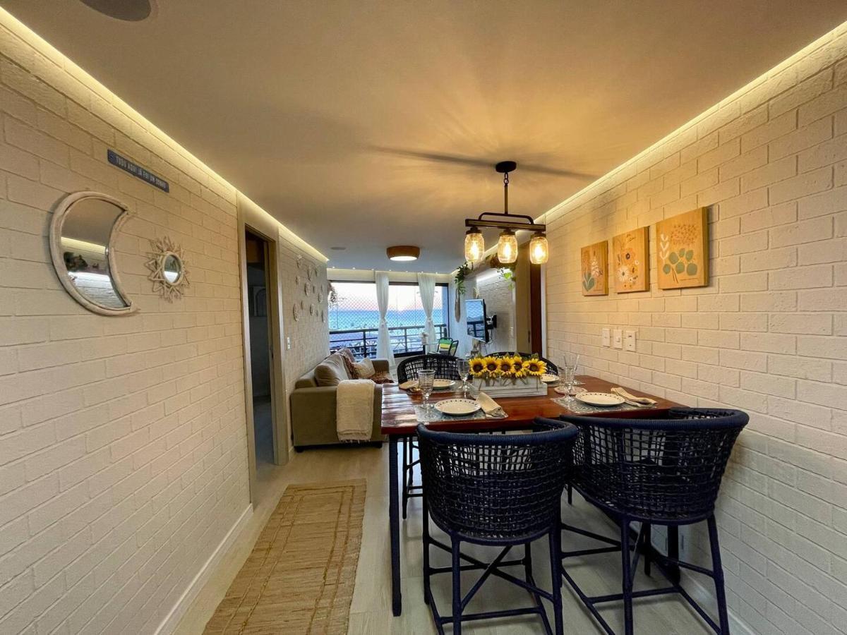 Flat Luxuoso Alto Padrao Frente Mar Com 2 Suites No Iate Plaza Fortaleza  Esterno foto